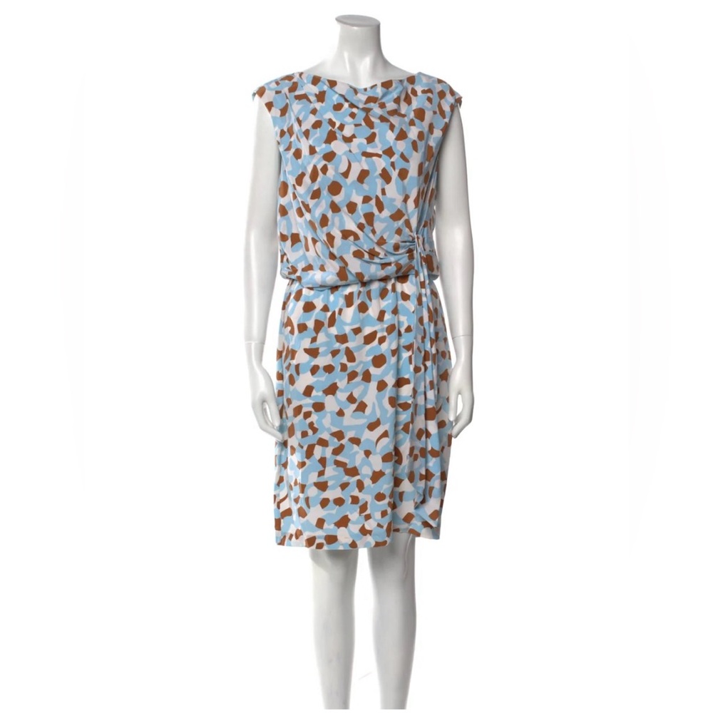 Diane Von Furstenberg Silk Knotted Dress